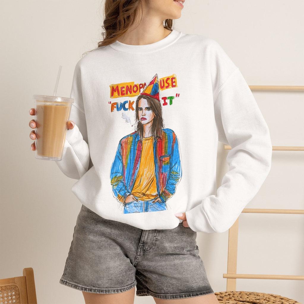 Menopause Fuck It sweatshirt product image 8