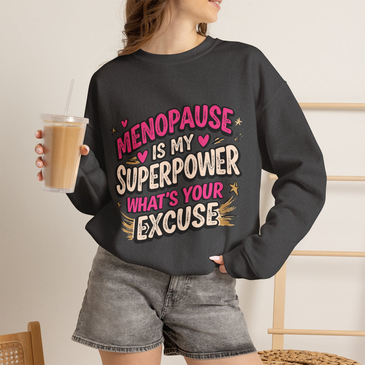 I’m as Wet as a Kipper Thanks to HRT Sweatshirt – Menopause Gift
