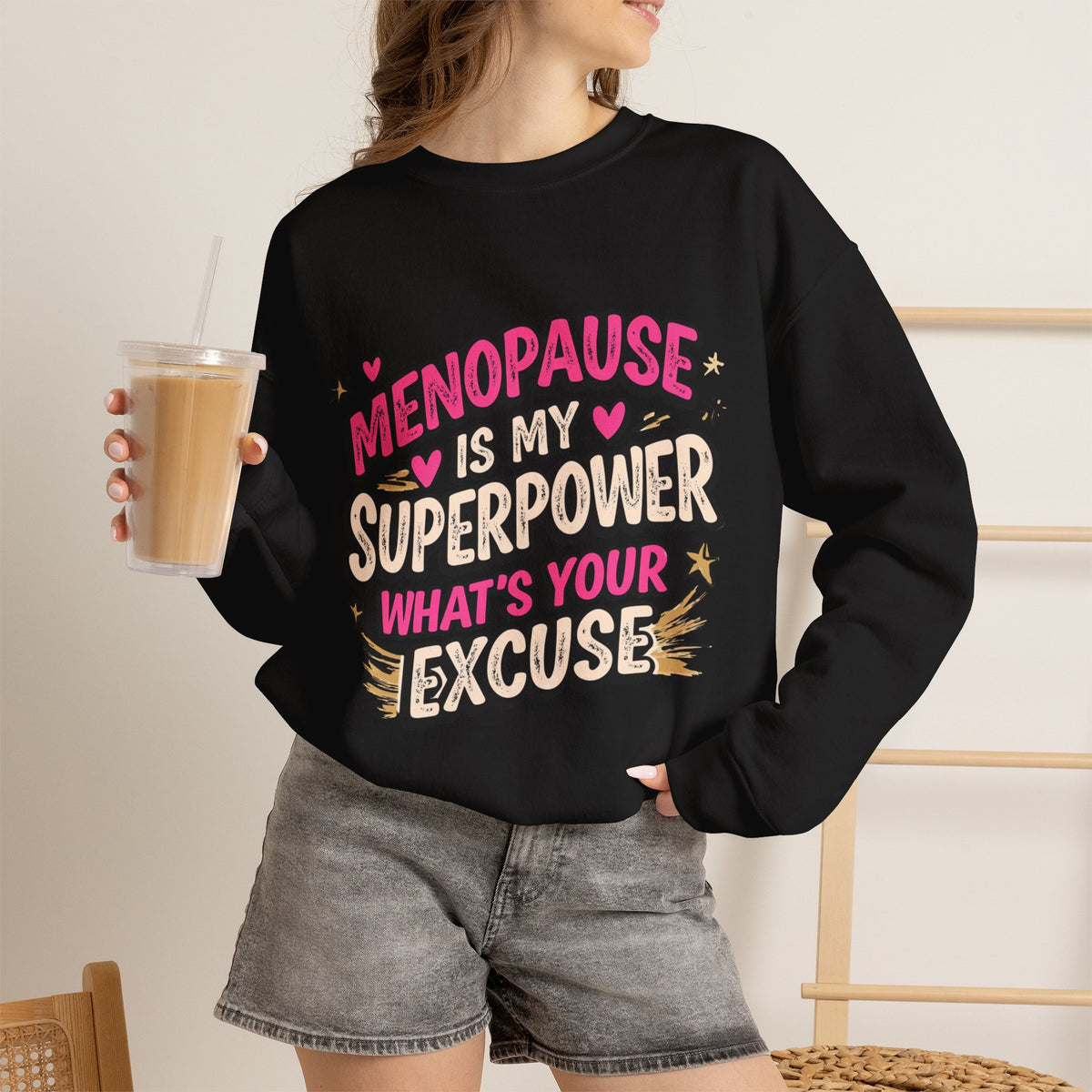 I’m as Wet as a Kipper Thanks to HRT Sweatshirt – Menopause Gift
