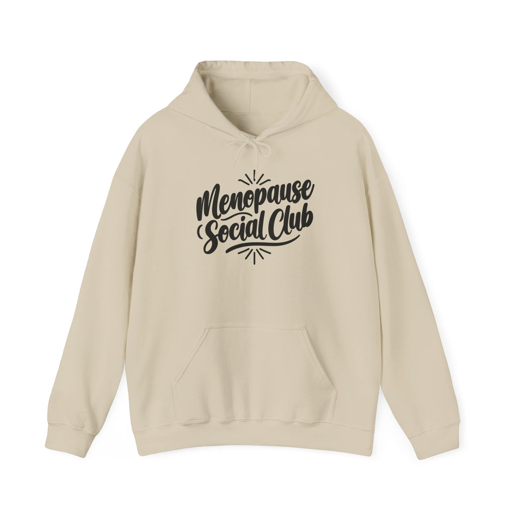 Menopause Social Club Embroidered Hoodie – Funny Midlife Gift