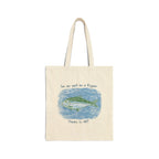 Wet as a Kipper Fish Canvas Tote Bag — Funny Menopause Gift