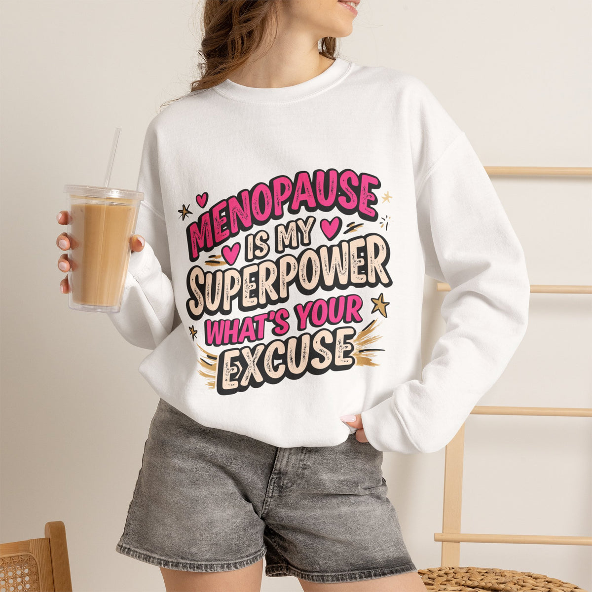 I’m as Wet as a Kipper Thanks to HRT Sweatshirt – Menopause Gift