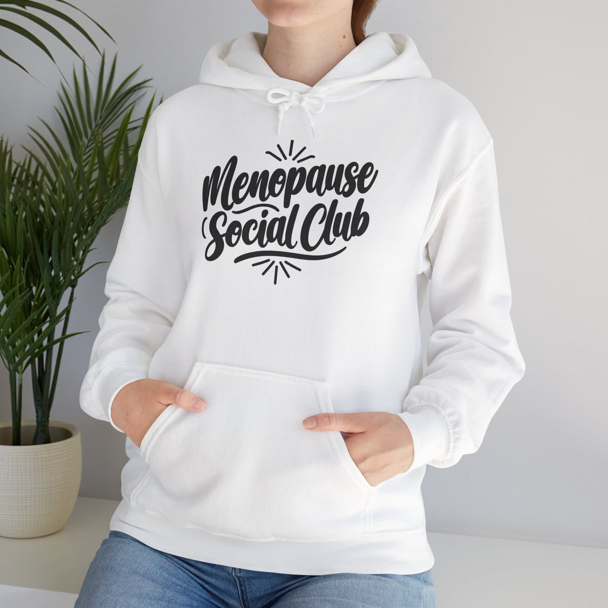 Menopause Social Club Embroidered Hoodie – Funny Midlife Gift