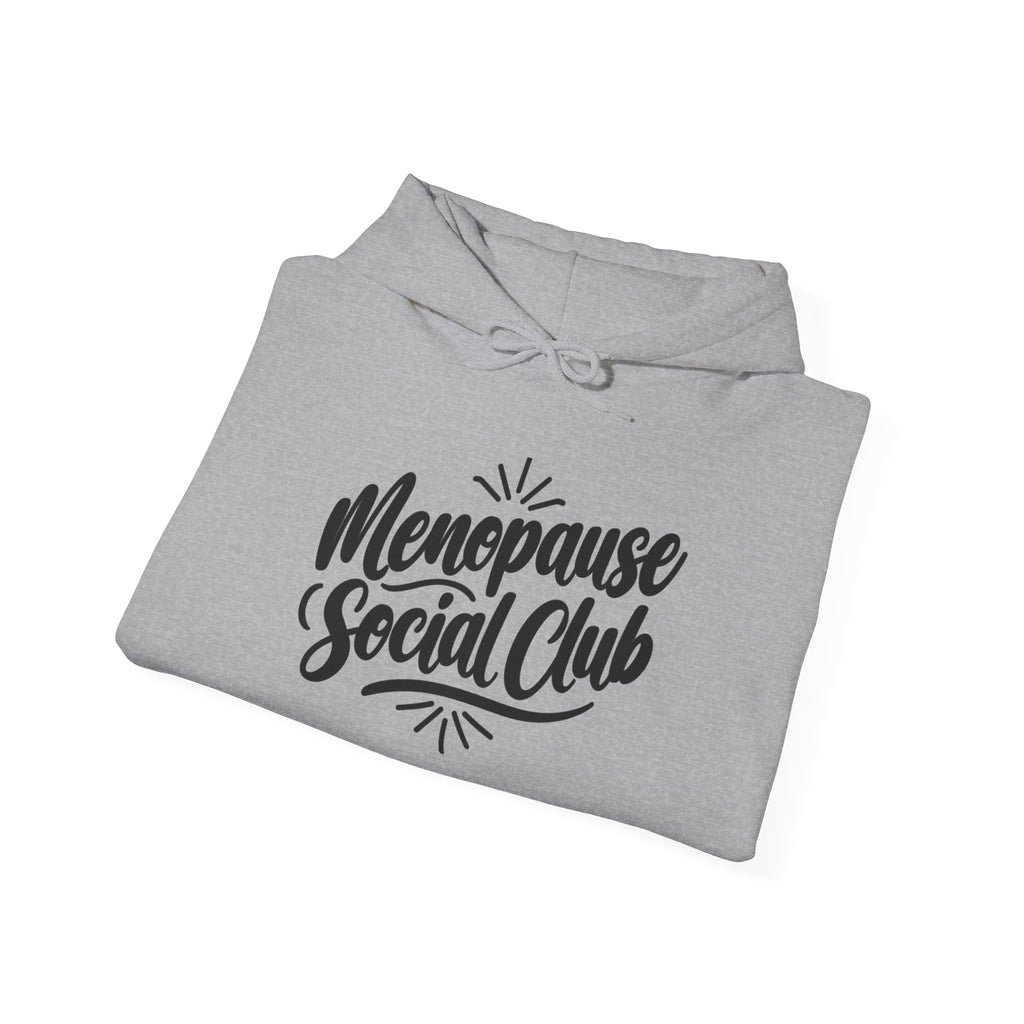 Menopause Social Club Embroidered Hoodie – Funny Midlife Gift
