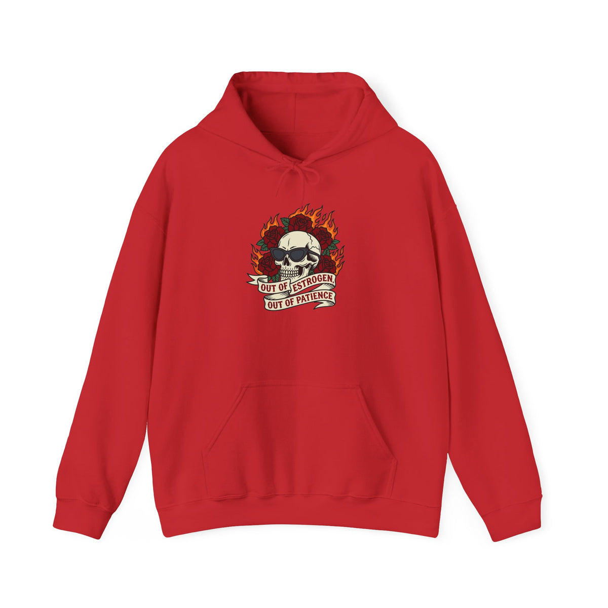 Out of Estrogen, Out of Patience Hoodie – Funny Menopause Gift