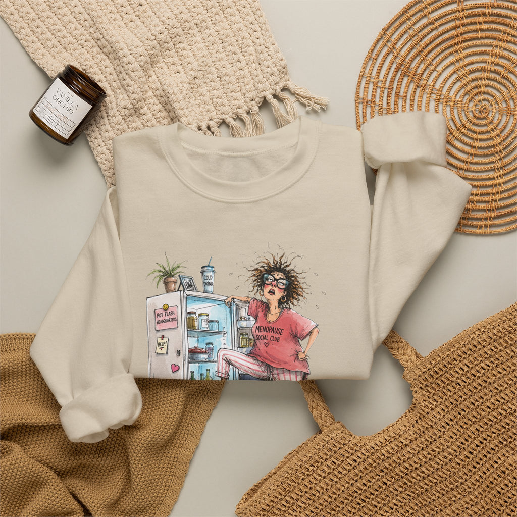 Just Cooling Off Crewneck Sweatshirt – Funny Menopause Gift