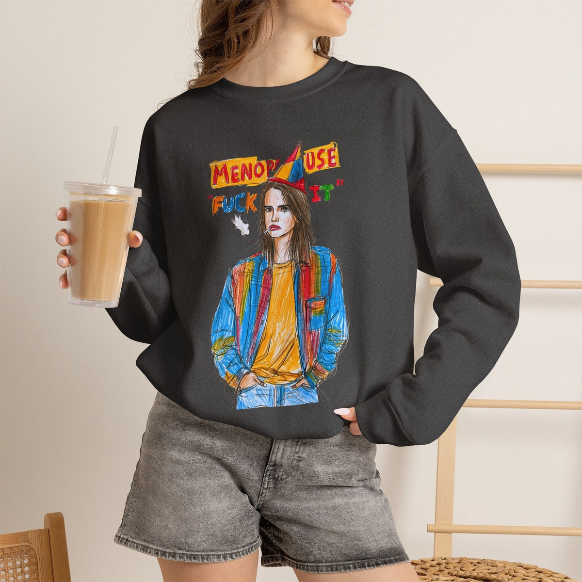 Menopause Fuck It sweatshirt product image 12