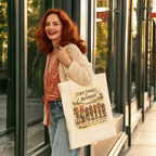 Seven Dwarfs of Menopause Canvas Tote Bag — Funny Illustrated Gift for Moms & Women