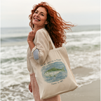 Wet as a Kipper Fish Canvas Tote Bag — Funny Menopause Gift