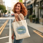 Wet as a Kipper Fish Canvas Tote Bag — Funny Menopause Gift