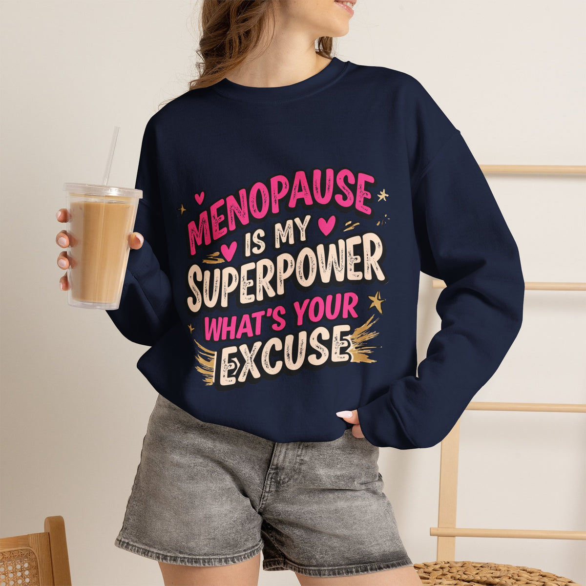 I’m as Wet as a Kipper Thanks to HRT Sweatshirt – Menopause Gift