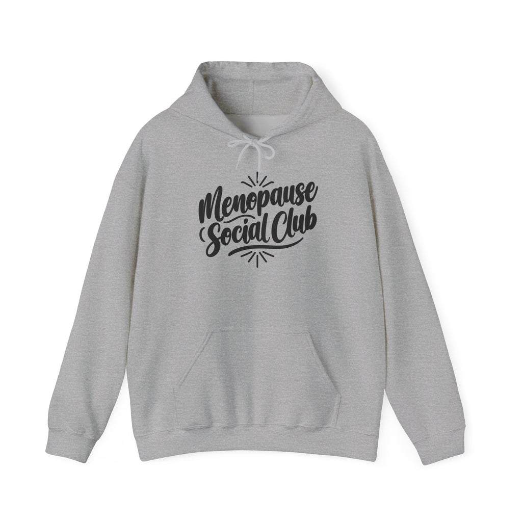 Menopause Social Club Embroidered Hoodie – Funny Midlife Gift