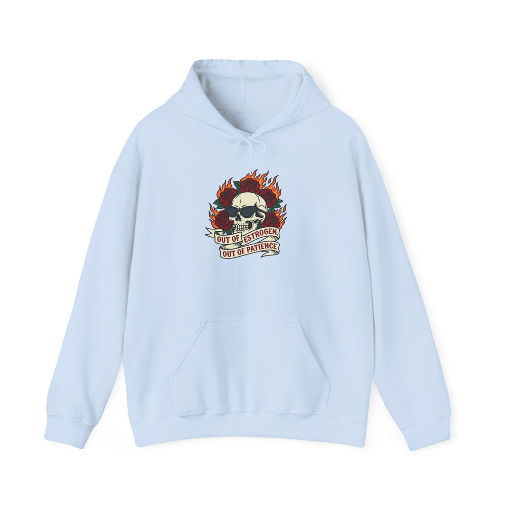 Out of Estrogen, Out of Patience Hoodie – Funny Menopause Gift