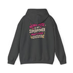 Menopause Is My Superpower Back-Print Hoodie – Funny Midlife Gift