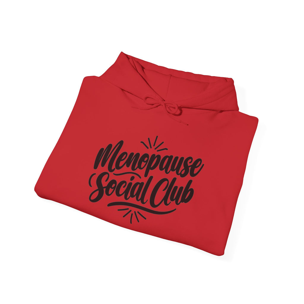 Menopause Social Club Embroidered Hoodie – Funny Midlife Gift