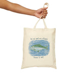 Wet as a Kipper Fish Canvas Tote Bag — Funny Menopause Gift