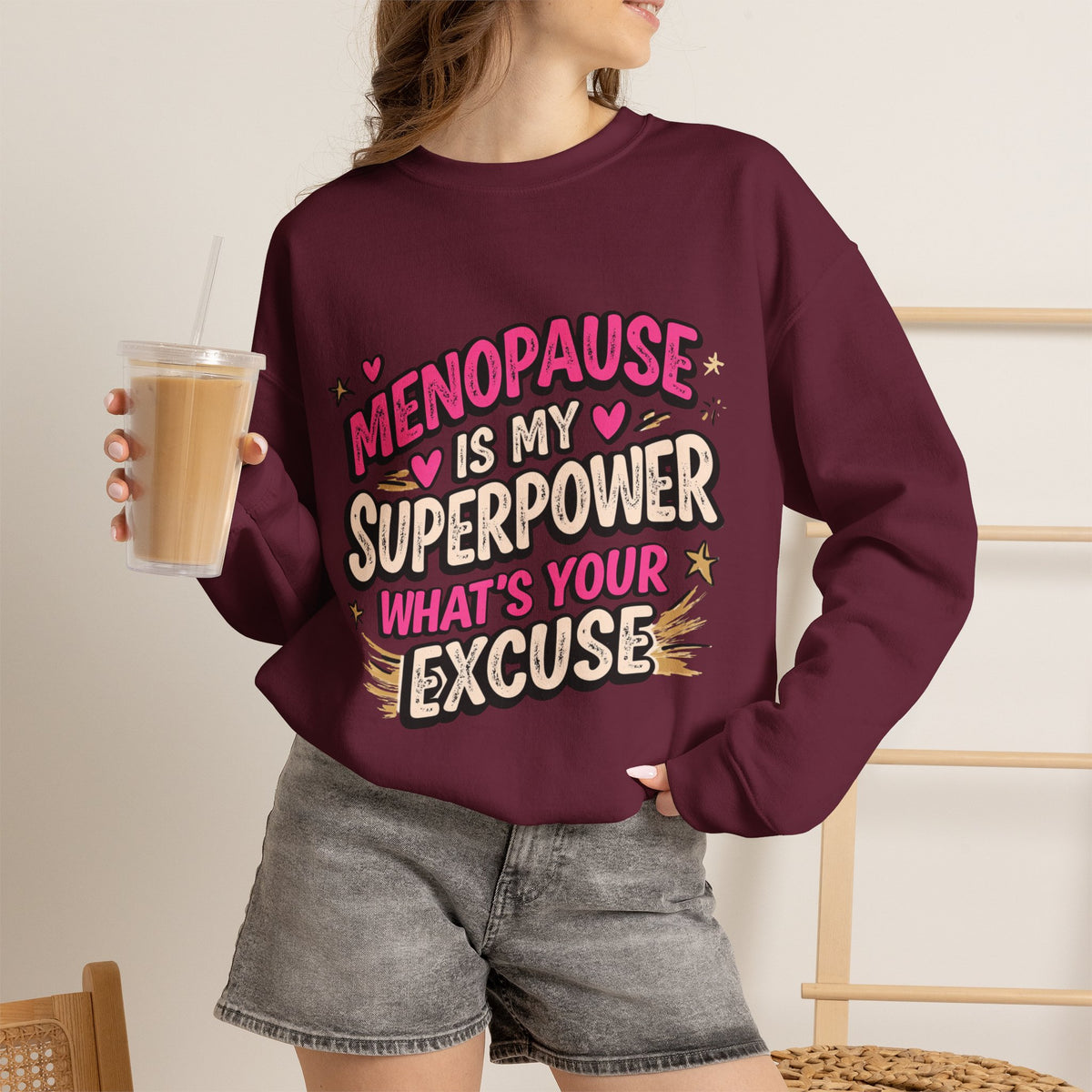 I’m as Wet as a Kipper Thanks to HRT Sweatshirt – Menopause Gift