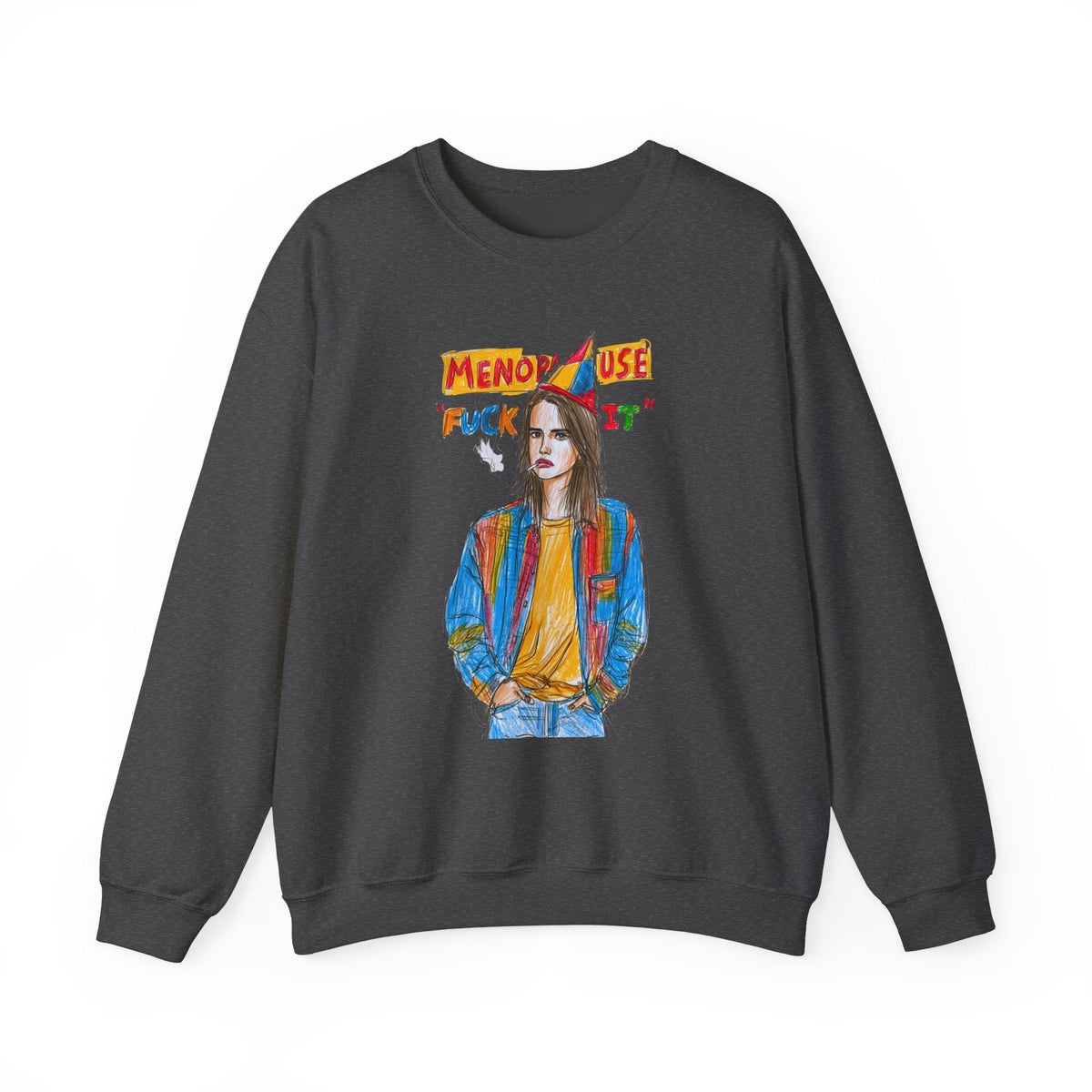 Menopause Fuck It sweatshirt product image 5