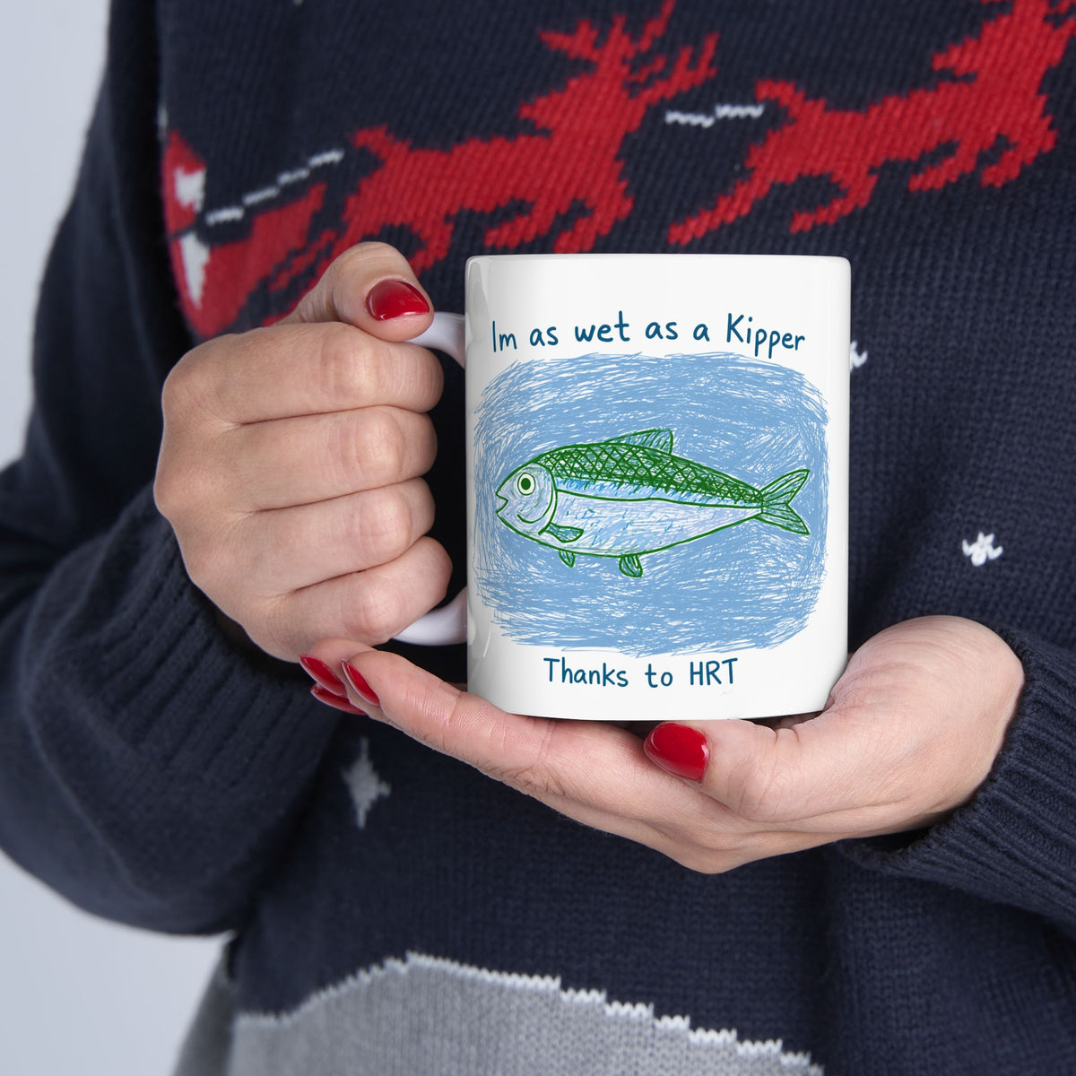 Funny HRT menopause mug gift