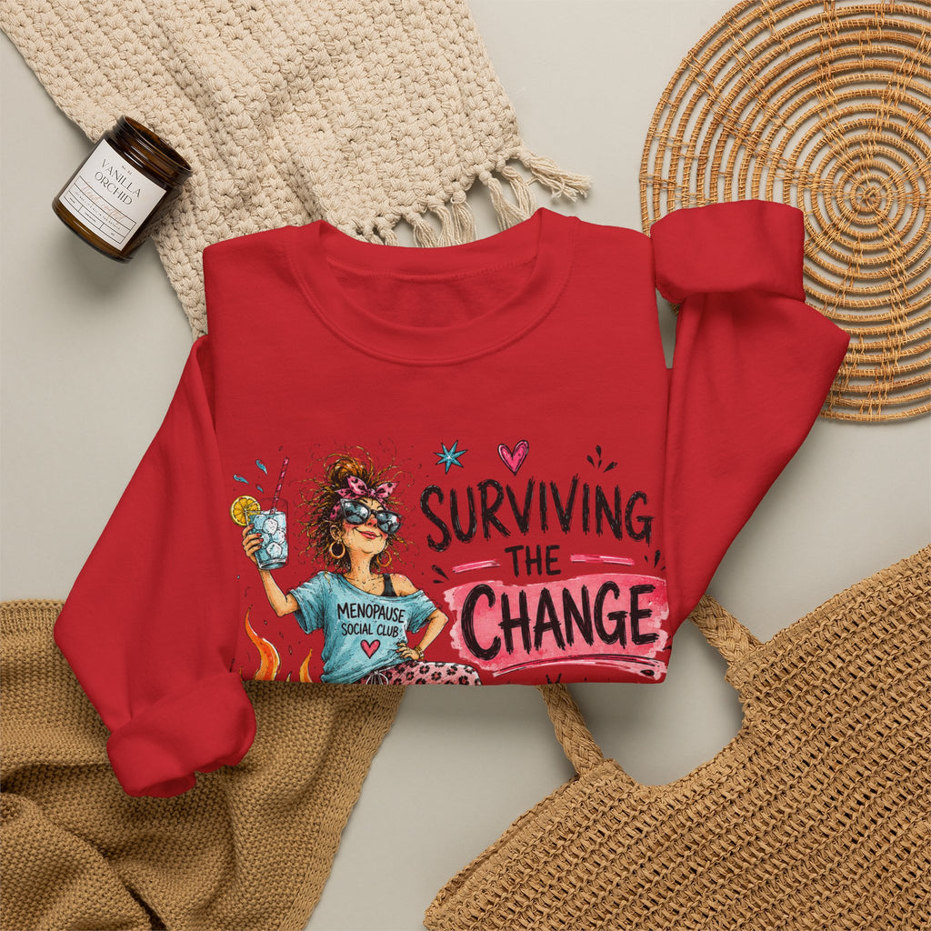 Surviving the Change One Ice Cube at a Time Sweatshirt – Menopause Gift
