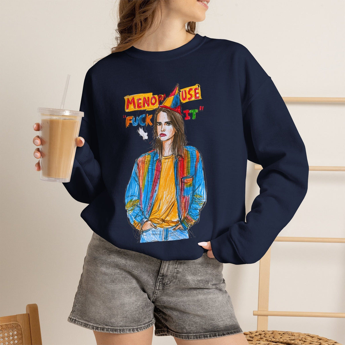 Menopause Fuck It sweatshirt product image 13