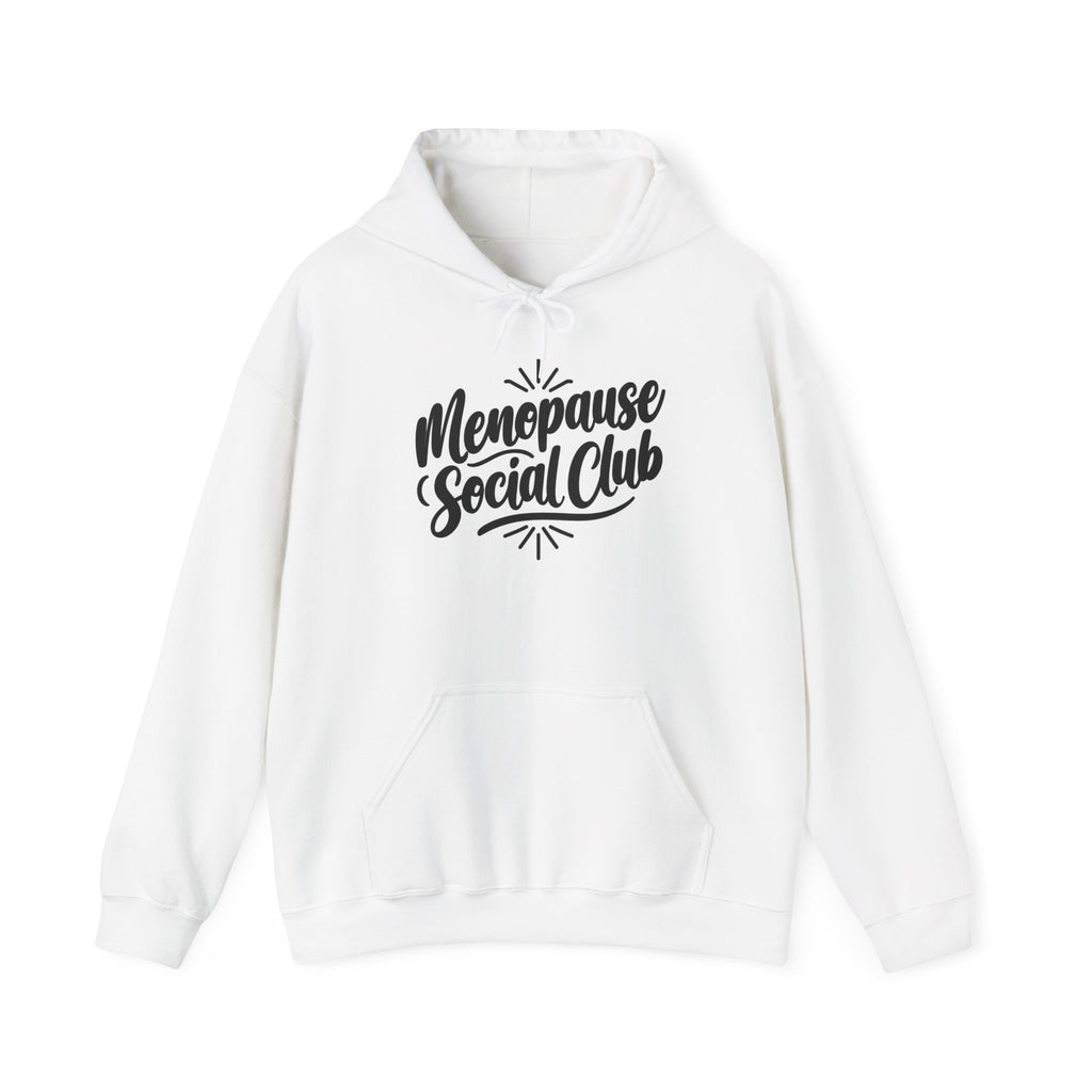 Menopause Social Club Embroidered Hoodie – Funny Midlife Gift