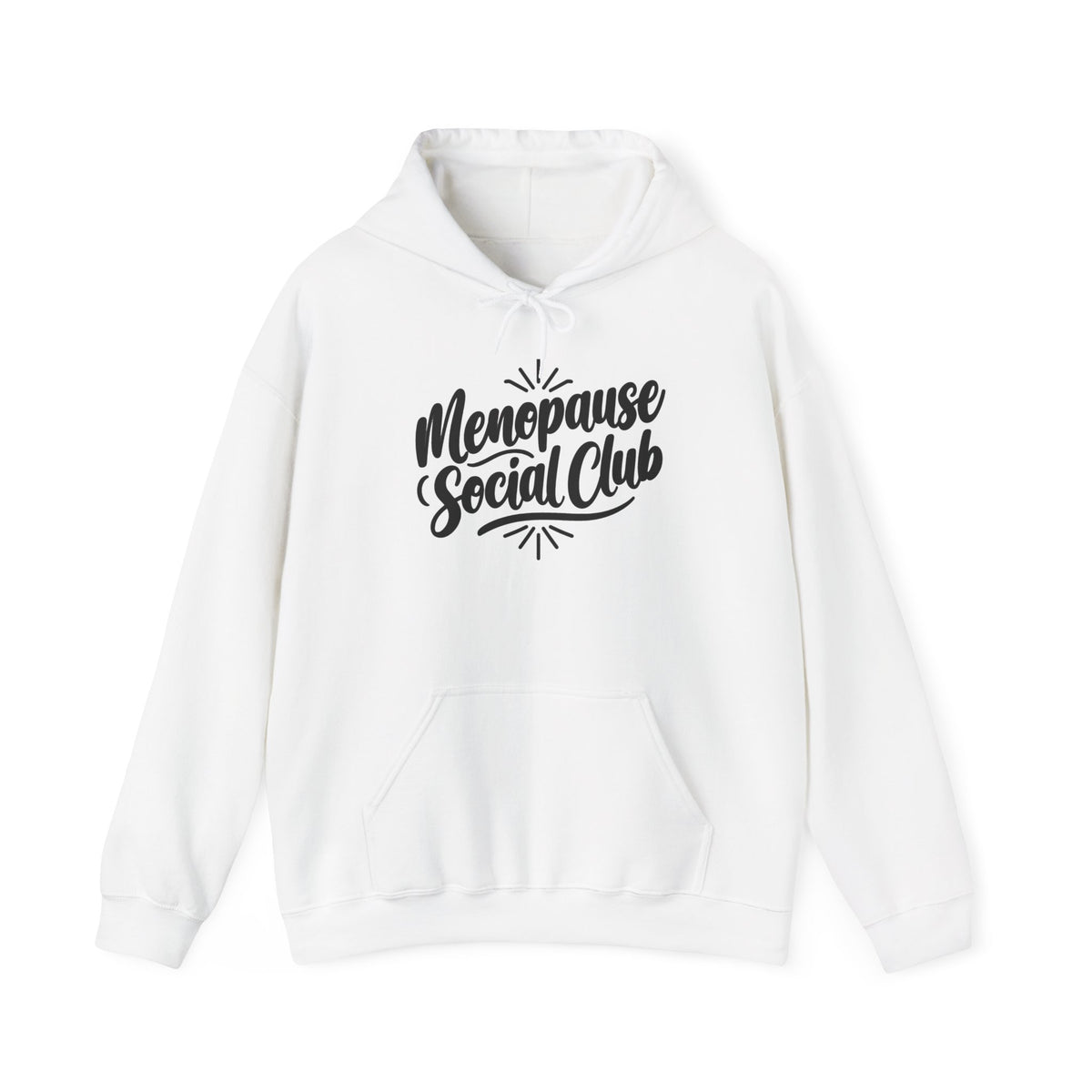 Menopause Social Club Embroidered Hoodie – Funny Midlife Gift