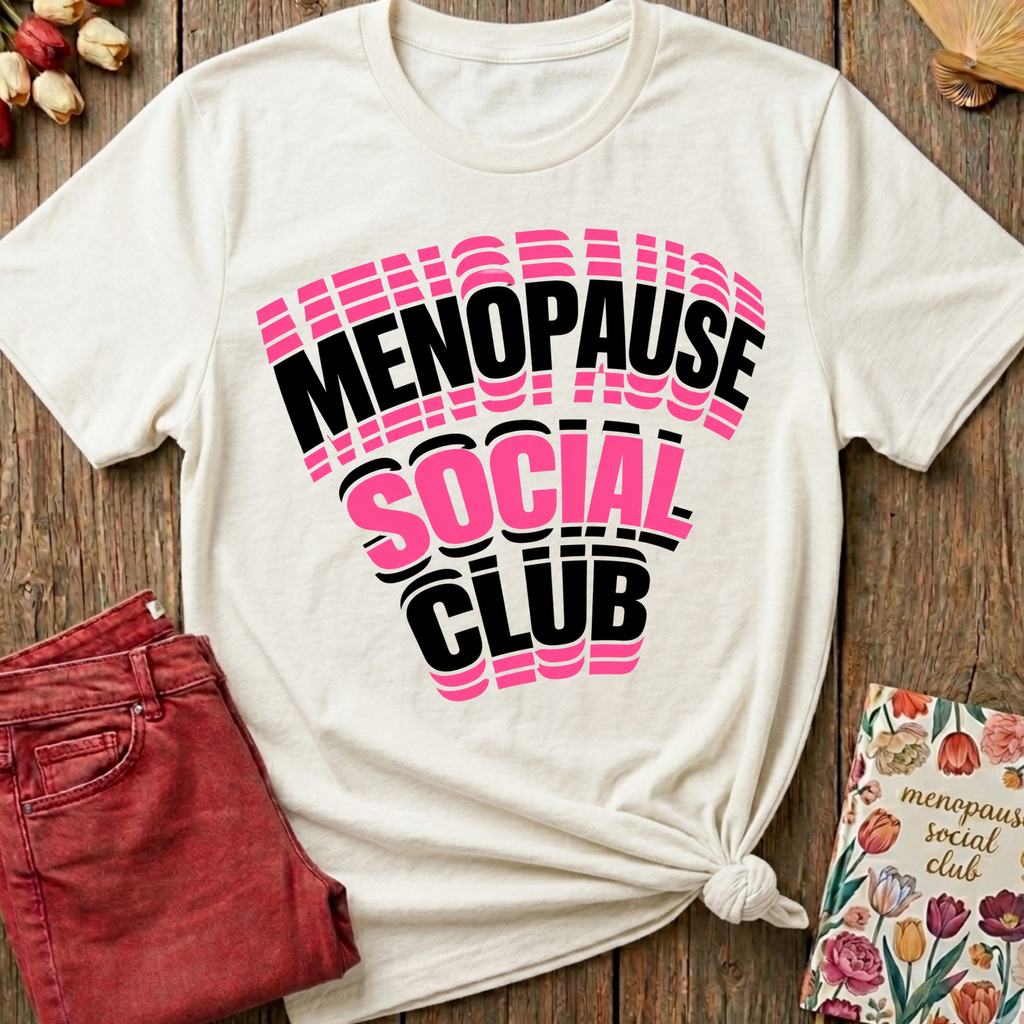 Menopause Social Club Graphic Tee — Classic Logo