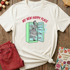 Menopause Social Club Happy Place Graphic Tee — Funny Gift
