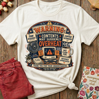 Menopause Social Club Overheating Graphic Tee — Funny Gift