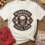 Biker Badge Menopause Social Club Tee