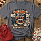 Menopause Social Club Overheating Graphic Tee — Funny Gift