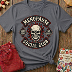 Biker Badge Menopause Social Club Tee