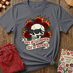 Out Of Estrogen Out Of Patience Tee — Funny Menopause Gift