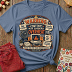 Menopause Social Club Overheating Graphic Tee — Funny Gift