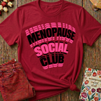 Menopause Social Club Graphic Tee — Classic Logo