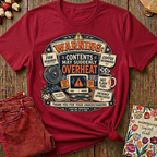 Menopause Social Club Overheating Graphic Tee — Funny Gift