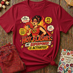 Hot Flashes My Superpower Tee — Funny Menopause Gift