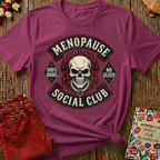 Biker Badge Menopause Social Club Tee