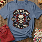 Biker Badge Menopause Social Club Tee