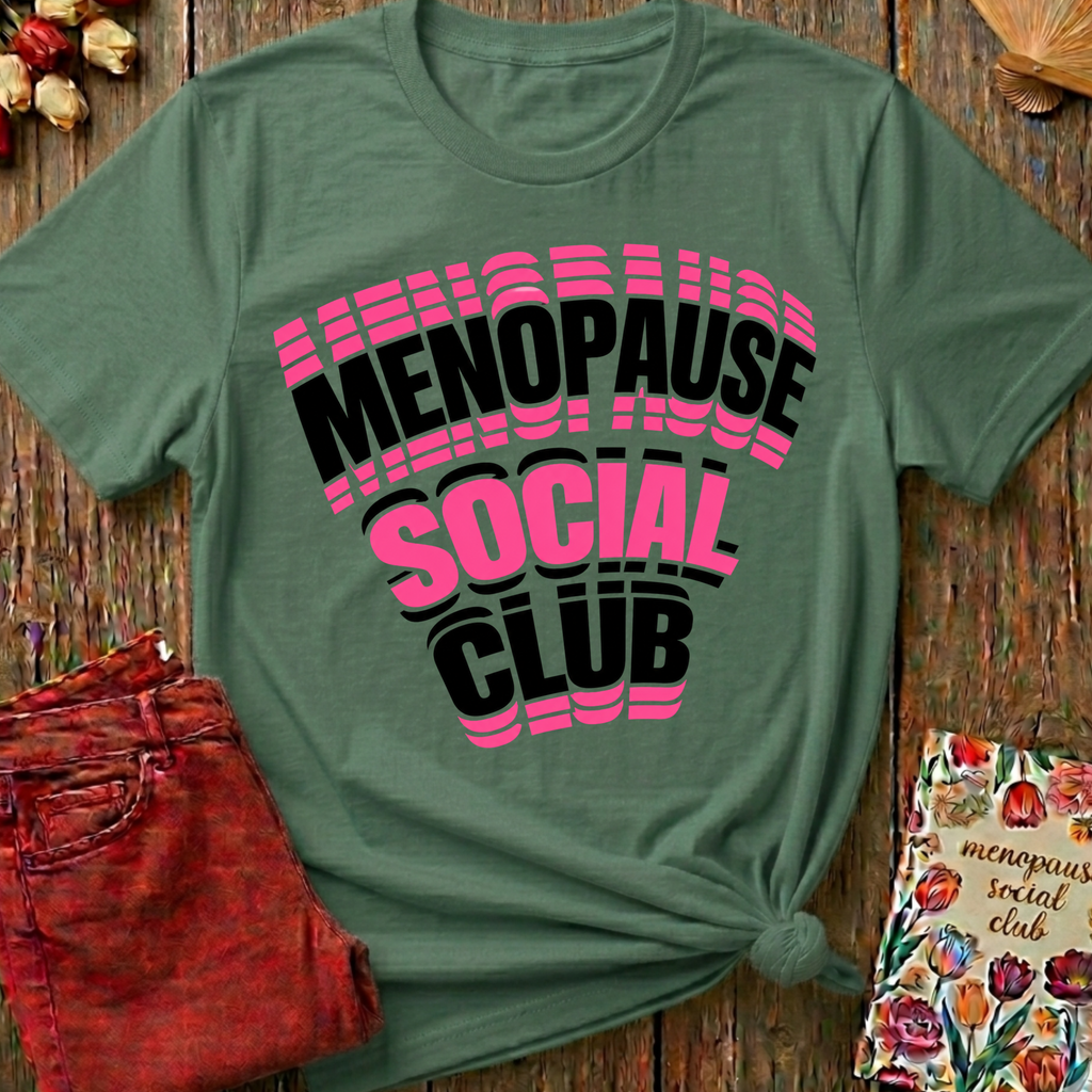 Menopause Social Club Graphic Tee — Classic Logo