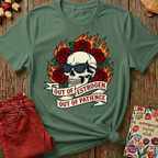 Out Of Estrogen Out Of Patience Tee — Funny Menopause Gift