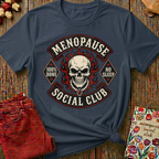 Biker Badge Menopause Social Club Tee