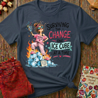 Surviving The Change, One Ice Cube At A Time Tee I — Funny Menopause Gift