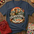 Surviving The Change Graphic Tee — Funny Menopause Gift