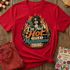 Hot Flushes My Superpower Tee II — Funny Menopause Gift