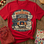 Menopause Social Club Overheating Graphic Tee — Funny Gift