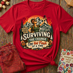 Surviving The Change Graphic Tee — Funny Menopause Gift