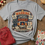 Menopause Social Club Overheating Graphic Tee — Funny Gift